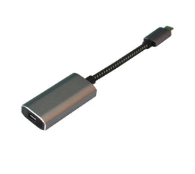 USB C till Mini Displayport adapter 4K i 60Hz 21.6Gbps Stöd för 3D och HDCP 1.4 och 2.2 10cm Aluminium Space Grey