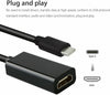 NÖRDIC USB C till HDMI adapter 4K i 30Hz 10cm svart