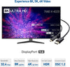20cm USBC to DP 1.4 adapter 8K30Hz 4K120Hz 32,4Gbps