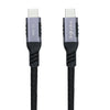 1,5m USB3.2 Gen1 USB-C till C nylonflätad kabel snabbladdning 3A 5Gbps Power Delivery PD 60W