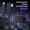 NÖRDIC VR Link kabel 5m USB3.2 Gen1 USB-C till C 5Gbps 3A snabb laddning Oculus Quest 2 Super Speed USB Link Cable