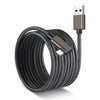 NÖRDIC VR Link kabel 5m USB3.2 Gen1 USB-C till A 5Gbps 3A snabb laddning Oculus Quest 2 Super Speed USB Link Cable