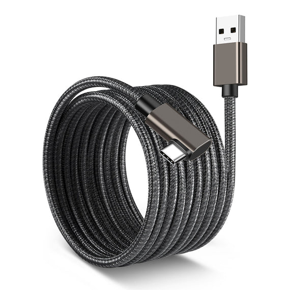 VR Link kabel 5m USB3.2 Gen1 USB-C till A 5Gbps 3A snabb laddning Oculus Quest 2 Super Speed USB Link Cable