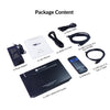 USB-C & HDMI KVM-switch 4 datorer 1 bildskärm, typ-c-portstöd 60W laddning för bärbar dator, 1080P@240Hz & 2560×1440@144Hz