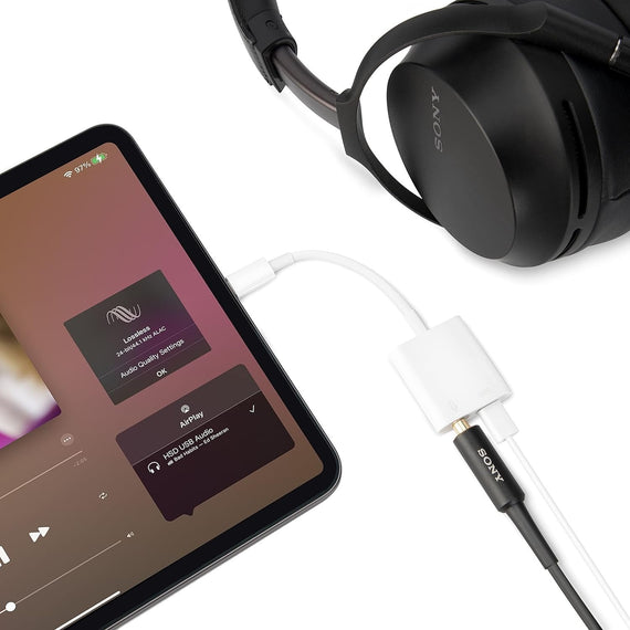 USB-C till 3.5mm ljudadapter, USB-C hörlursadapter och PD 61W laddning