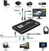 Video capture adapter USB3.0 HDMI output 4K 60Hz HDMI med Loop Mikrofon och audio out HDMI Signal Loop Out