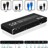 HDMI Switch 3 till 1 med Video Capture Card HDMI2.0 4K60Hz USB3.1 Mikrofon och Audio out HDMI Signal Loop Out HDR HDCP2.2 EDID RGB8:8:8