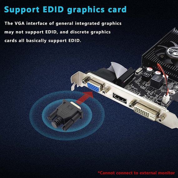 Dummy Plug VGA Display Emulator 1920x1080 60Hz