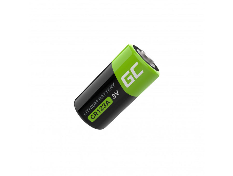 Green Cell CR123A Batteri, 1400mAh, 3V