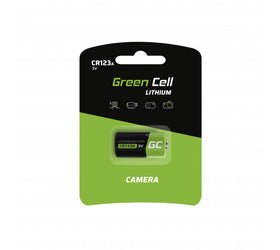 Green Cell CR123A Batteri, 1400mAh, 3V