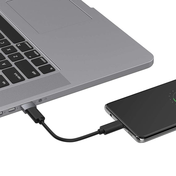 USB C till OTG USB A mini adapter metal grå