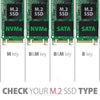Maiwo K3016S dockingstation för hårddiskkloning of M.2 SATA SSD USB3.2 Gen1 5Gbps 1:1 B&M Key