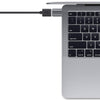 USB-A 3.1 OTG hona till USB C hane adapter Aluminium grå OTG USB-C adapter synk och laddning