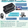 4K 60Hz HDMI switch 2 till 1 med audio extractor Toslink HDR HDCP2:3 ARC/eARC 7.1 audio