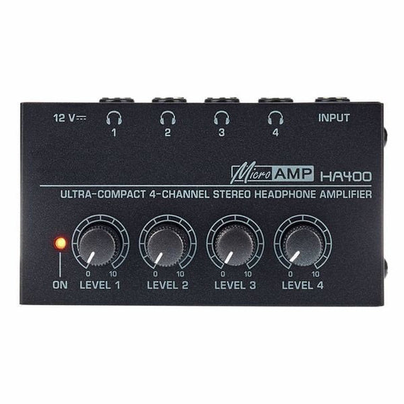 4-kanals Hörlursförstärkare MICROAMP HA400