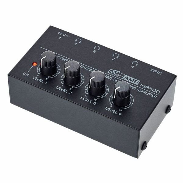 4-kanals Hörlursförstärkare MICROAMP HA400
