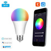 NiteBird Smart Wifi 2,4Ghz RGB LED Lampa 800Lm 8W E27 dimmbar röststyrning schemaläggning diskolampa