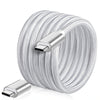 1m USB3.2 Gen2 SuperSpeed USB 10Gbps USB-C till C nylonflätad kabel med Power Delivery 100W, 4K60Hz video och Emarker